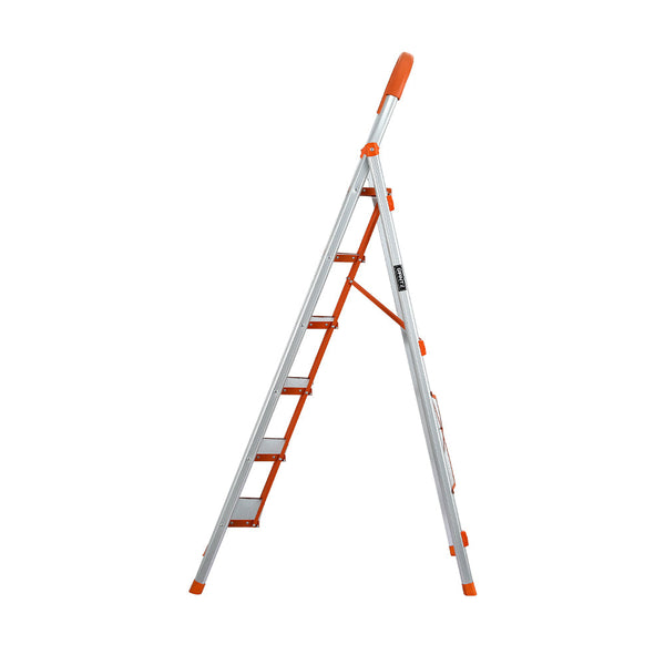 Giantz 6 Step Ladder Multi-Purpose Folding Aluminium Light Weight Non Slip Platform Giantz