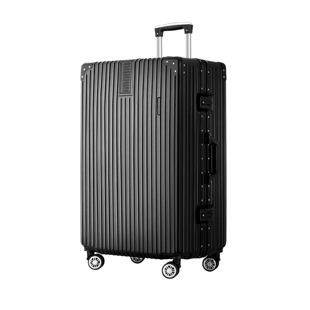 Wanderlite 28'' Luggage Travel Suitcase Set TSA Hard Case Lightweight Aluminum Wanderlite