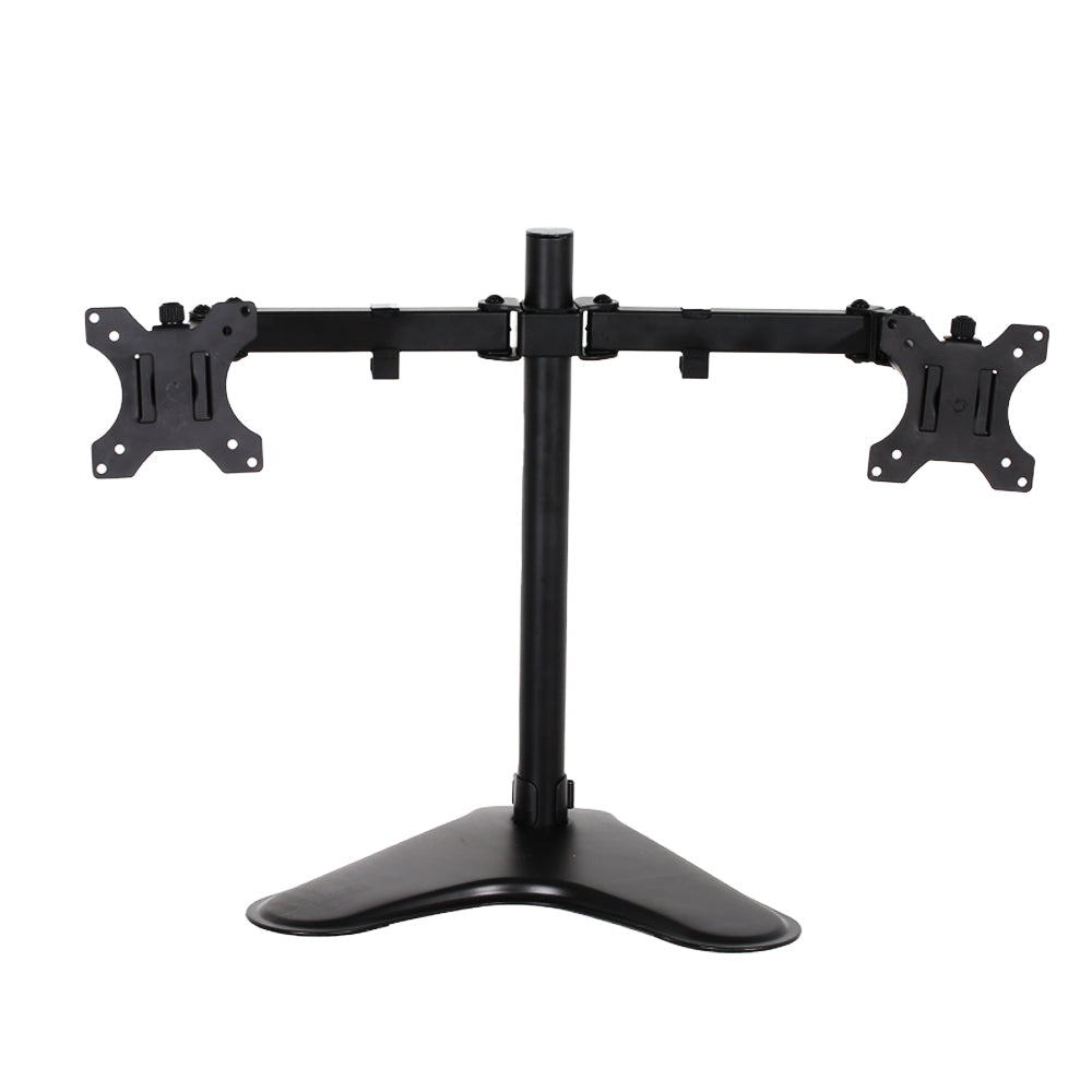 Dual HD LED Monitor Arm Stand TV Mount Holder 2 Arm Display Freestanding freeshipping - Awezingly