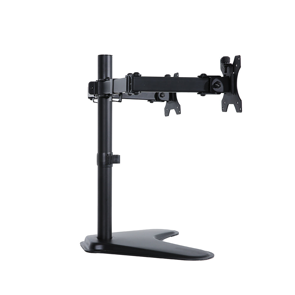 Dual HD LED Monitor Arm Stand TV Mount Holder 2 Arm Display Freestanding freeshipping - Awezingly