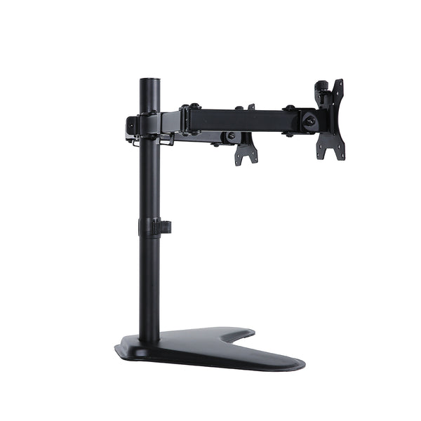 Dual HD LED Monitor Arm Stand TV Mount Holder 2 Arm Display Freestanding freeshipping - Awezingly