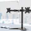 Dual HD LED Monitor Arm Stand TV Mount Holder 2 Arm Display Freestanding