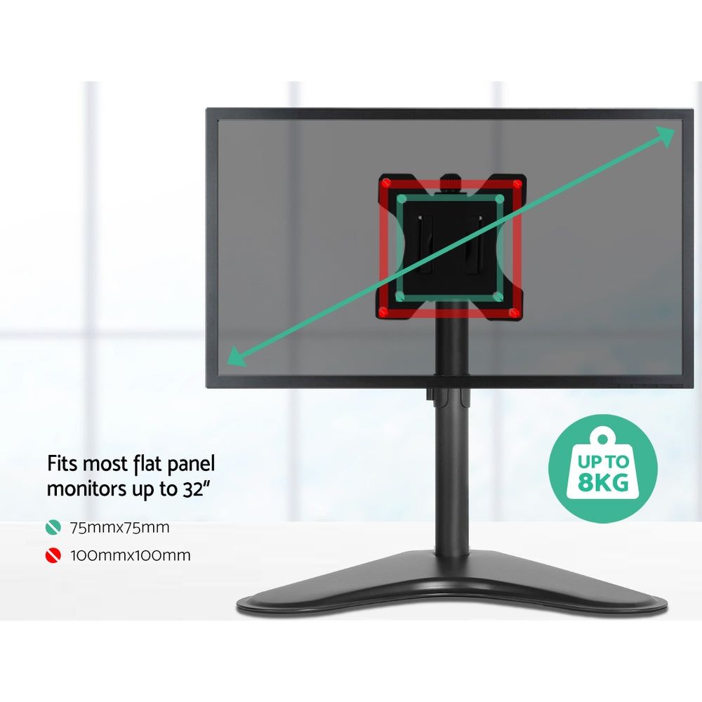 Single HD LED Monitor Arm Stand TV Mount Bracket Holder Freestanding freeshipping - Awezingly