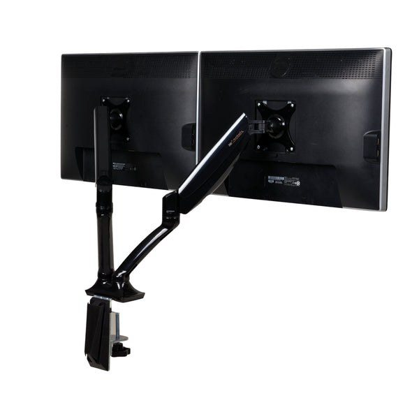 2 Arms Adjustable Monitor Screen Holder - Black freeshipping - Awezingly