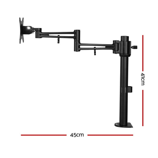Adjustable Monitor Arm Desk Mounted - Black freeshipping - Awezingly