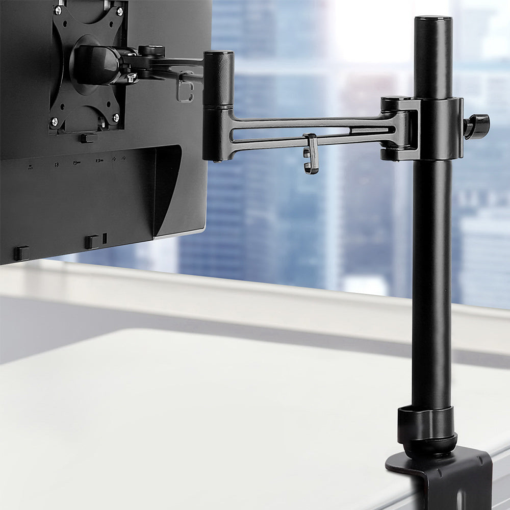 Adjustable Monitor Arm Desk Mounted - Black freeshipping - Awezingly