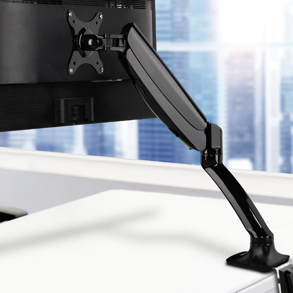 Adjustable Monitor Arm Desk Mounted - Black freeshipping - Awezingly