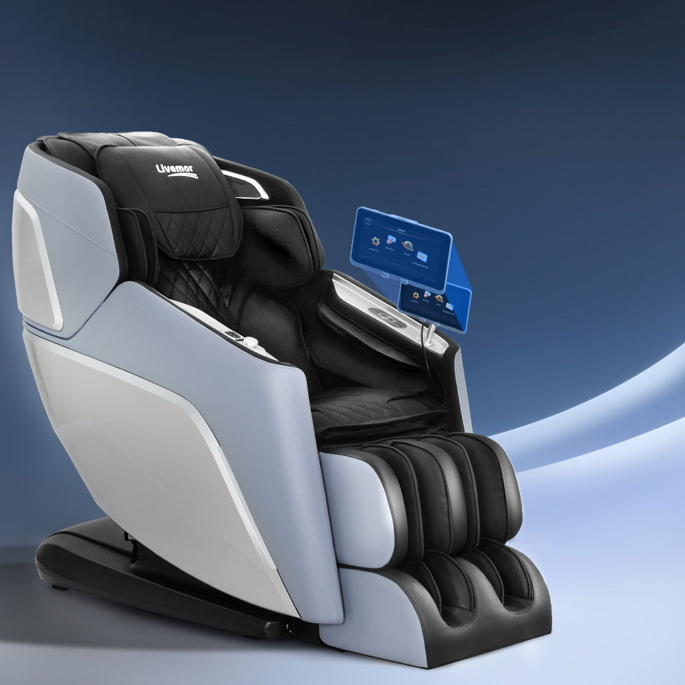 Livemor Electric Massage Chair 4D Shiatsu Zero Gravity Home Massager Recliner Livemor