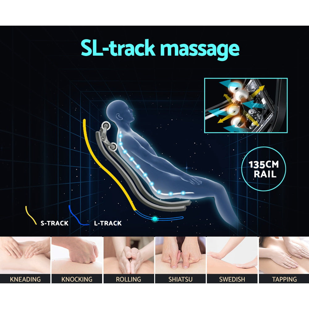 Livemor Electric Massage Chair 4D Shiatsu Zero Gravity Home Massager Recliner Livemor