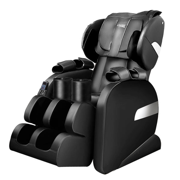 Livemor Electric Massage Chair - Black freeshipping - Awezingly