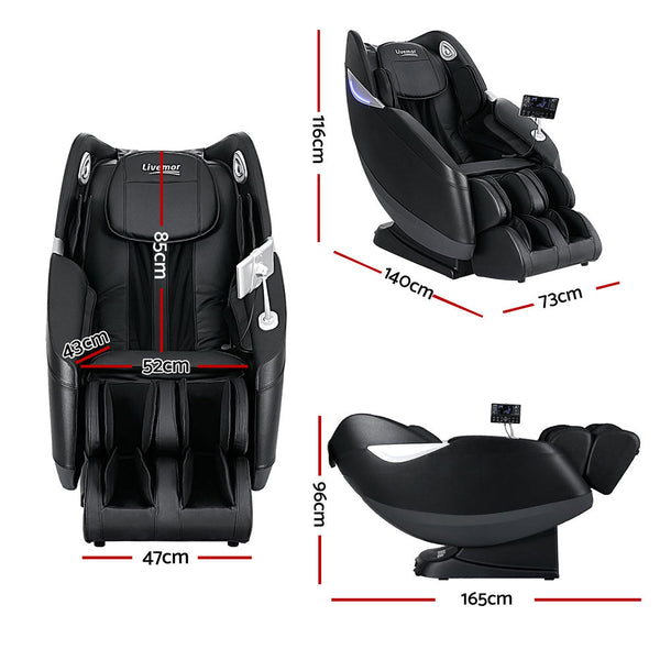 Livemor Massage Chair Electric Recliner Home 3D Massager Flynn Livemor