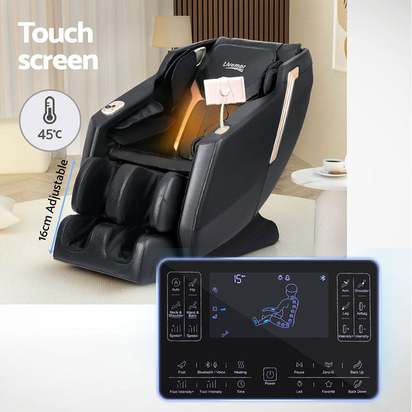 Livemor Massage Chair Electric Recliner Home Massager Baird Livemor