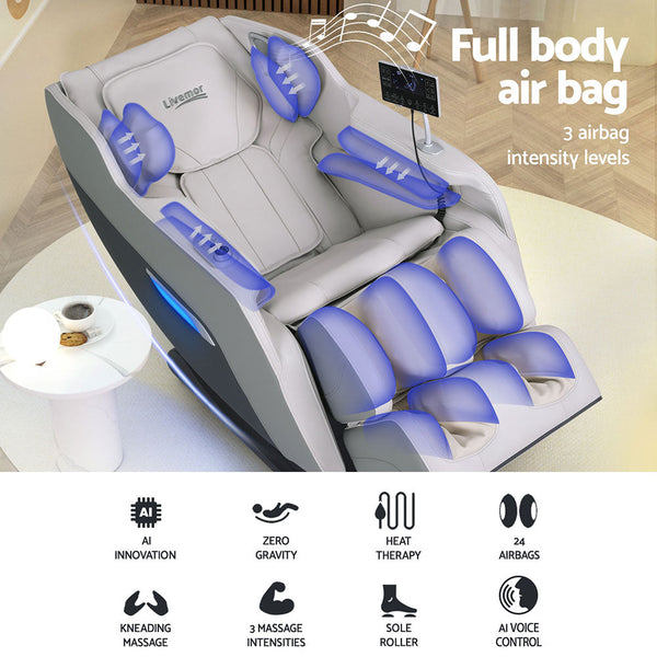 Livemor Massage Chair Electric Recliner Home Massager Brisa Livemor