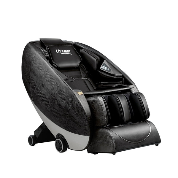 Livemor Massage Chair Zero Gravity Electric Massage Recliner Chair Deluxe Black Livemor