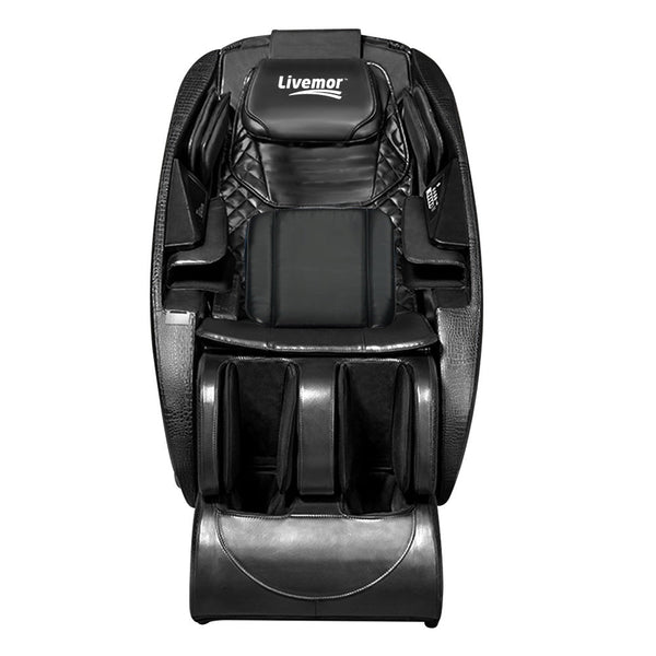 Livemor Massage Chair Zero Gravity Electric Massage Recliner Chair Deluxe Black Livemor