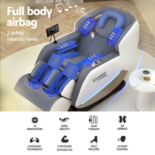 Livemor Massage Chair Electric Recliner Home Massager Beryl Livemor