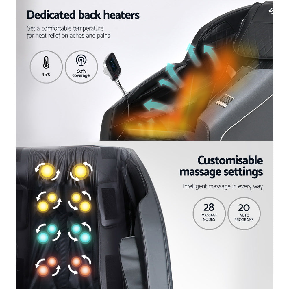 Livemor Electric Massage Chair Full Body Reclining Zero Shiatsu Heating Massager Livemor