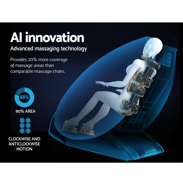 Livemor Electric Massage Chair Recliner Shiatsu Zero Gravity Heating Massager freeshipping - Awezingly