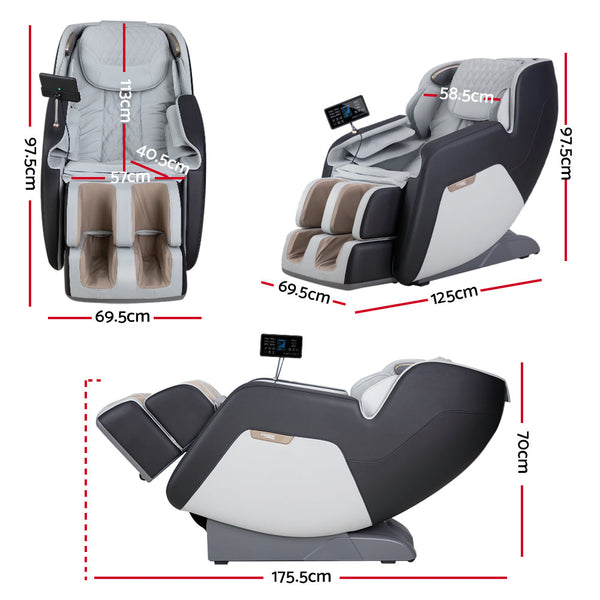 Livemor Massage Chair Electric Chairs Recliner Shiatsu Gravity Heating Massager Livemor