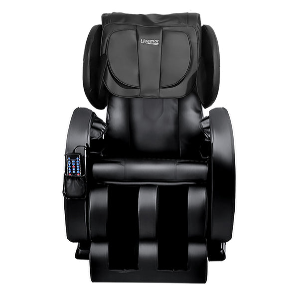 Livemor Electric Massage Chair - Black freeshipping - Awezingly