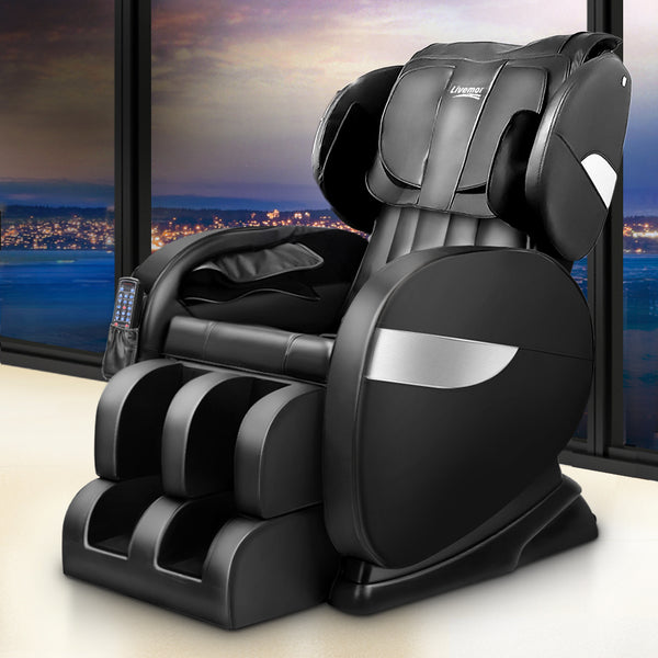 Livemor Electric Massage Chair - Black freeshipping - Awezingly