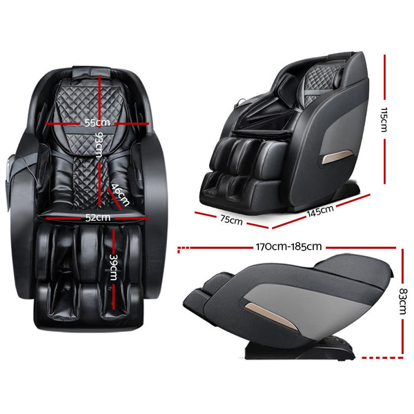 Livemor Electric Massage Chair Zero Gravity Recliner Shiatsu Heating Massager Livemor