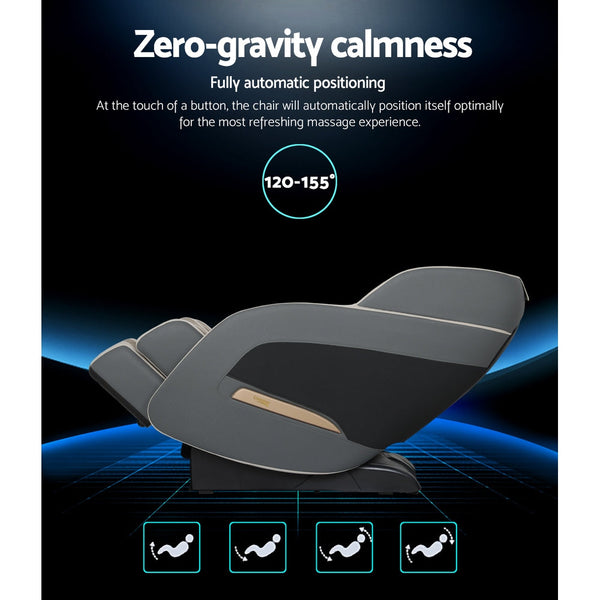 Livemor Electric Massage Chair Zero Gravity Recliner Shiatsu Kneading Massager Livemor