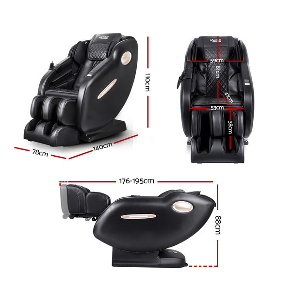 Livemor Electric Massage Chair SL Track Full Body Air Bags Shiatsu Massaging Massager freeshipping - Awezingly