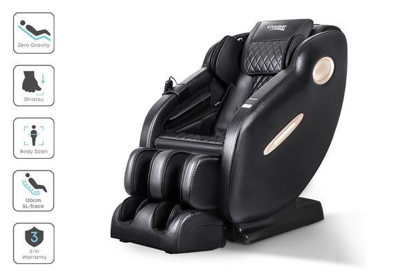 Livemor Electric Massage Chair SL Track Full Body Air Bags Shiatsu Massaging Massager freeshipping - Awezingly