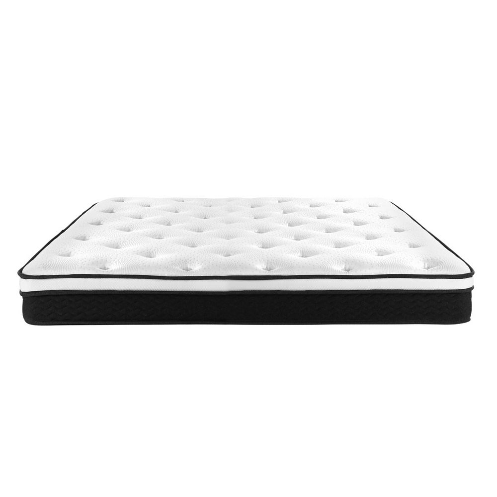 Giselle Bedding Bonita Euro Top Bonnell Spring Mattress 21cm Thick – King Single Giselle Bedding
