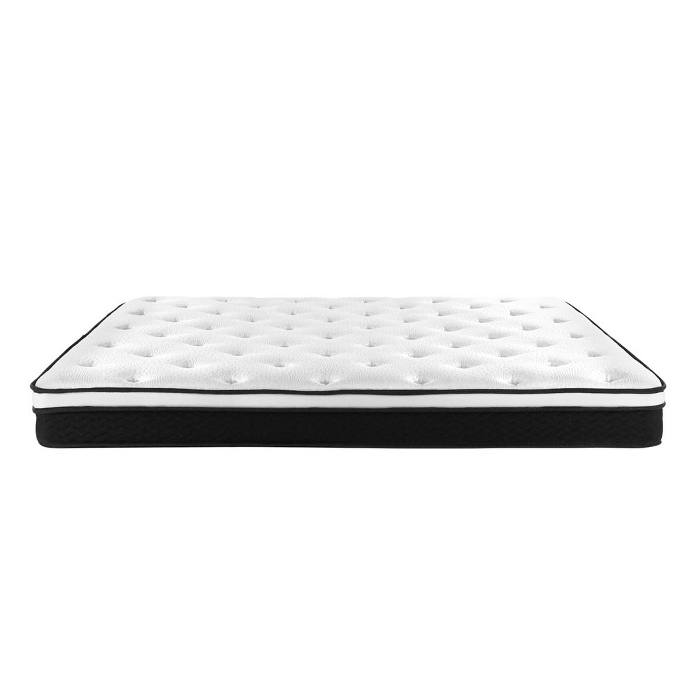 Giselle Bedding Bonita Euro Top Bonnell Spring Mattress 21cm Thick Queen Giselle Bedding
