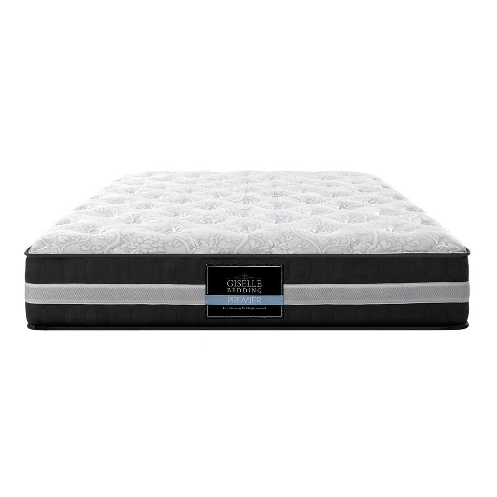 Giselle Bedding Lotus Tight Top Pocket Spring Mattress 30cm Thick Double Giselle Bedding