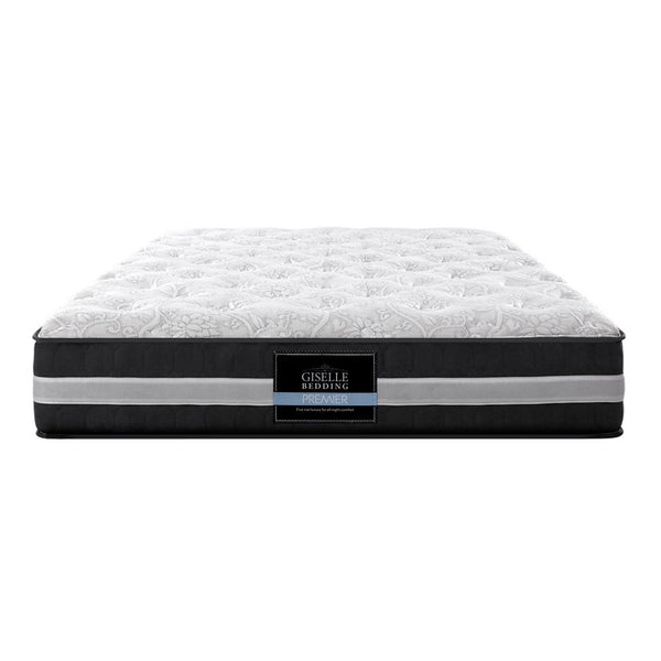 Giselle Bedding Lotus Tight Top Pocket Spring Mattress 30cm Thick Double Giselle Bedding