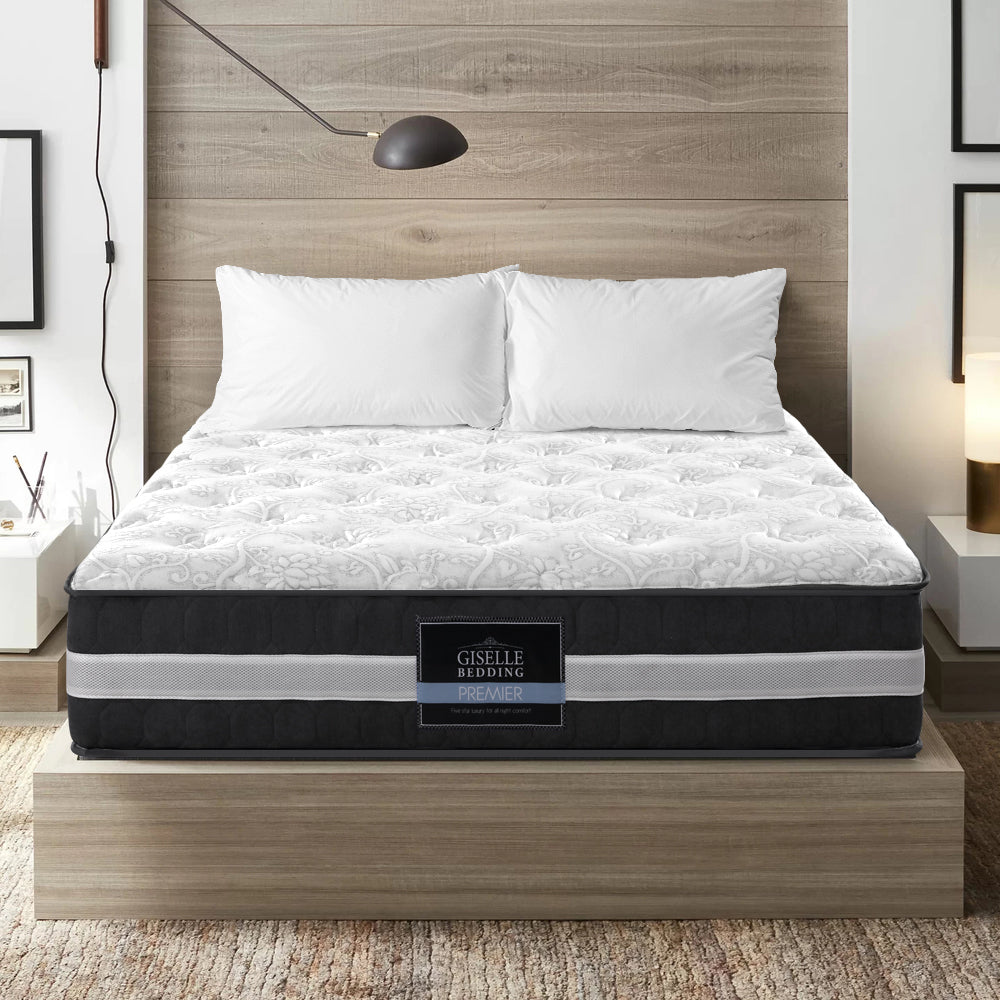 Giselle Bedding Lotus Tight Top Pocket Spring Mattress 30cm Thick King Giselle Bedding