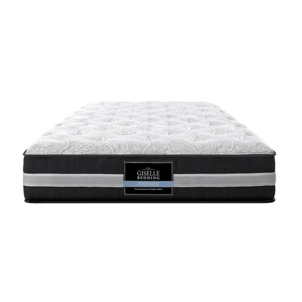 Giselle King Single Mattress Bed Size 7 Zone Pocket Spring Medium Firm Foam 30cm Giselle Bedding