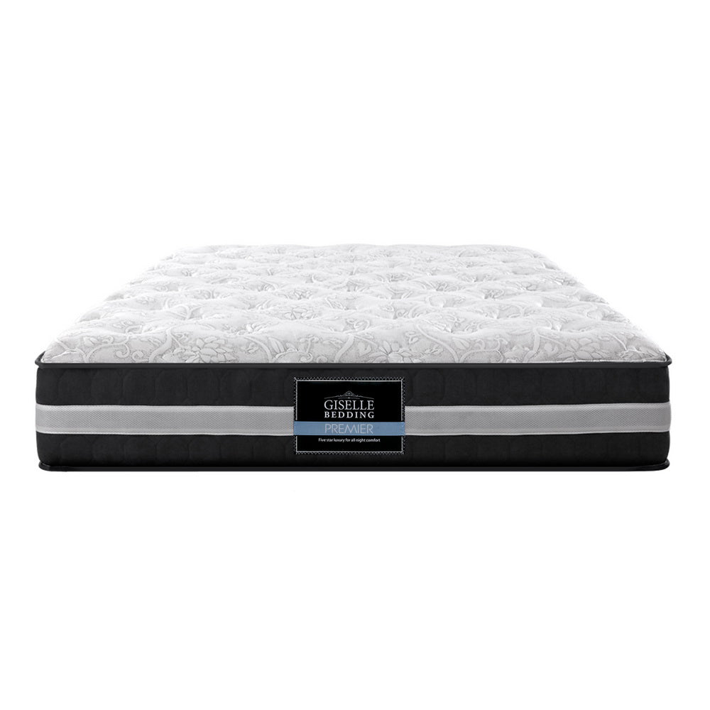Giselle Bedding Lotus Tight Top Pocket Spring Mattress 30cm Thick Queen Giselle Bedding