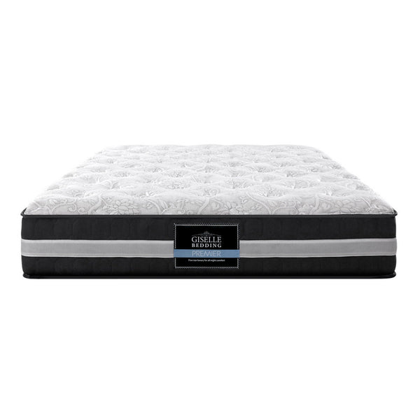 Giselle Bedding Lotus Tight Top Pocket Spring Mattress 30cm Thick Queen Giselle Bedding