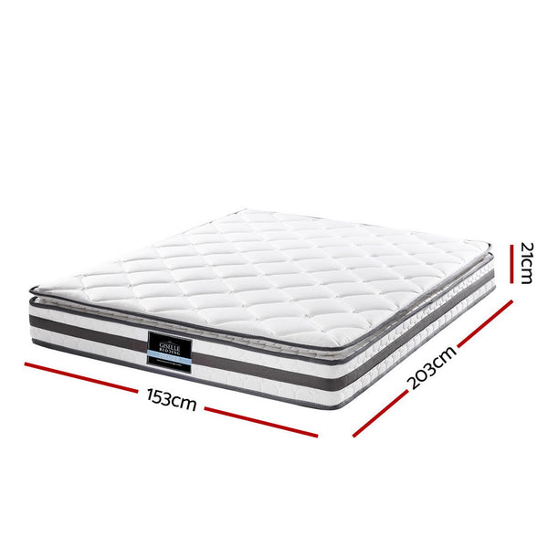 Giselle Bedding Normay Bonnell Spring Mattress 21cm Thick Queen Giselle Bedding