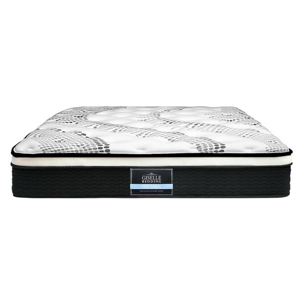 Giselle Bedding Como Euro Top Pocket Spring Mattress 32cm Thick Double Giselle Bedding