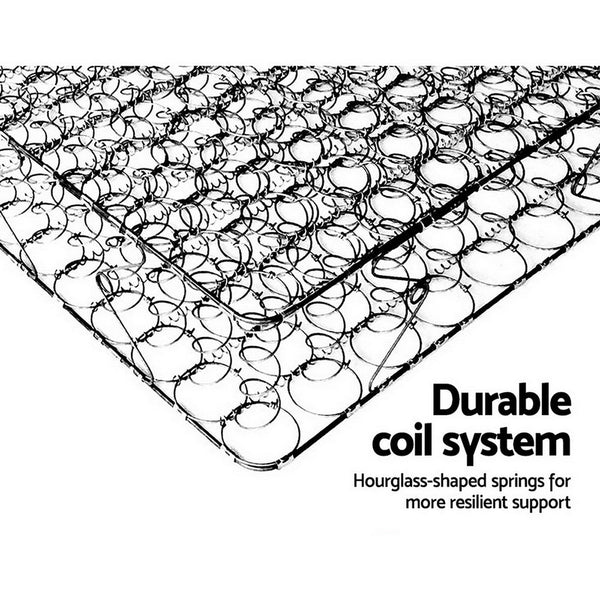 Giselle Bedding Como Euro Top Pocket Spring Mattress 32cm Thick King Giselle Bedding