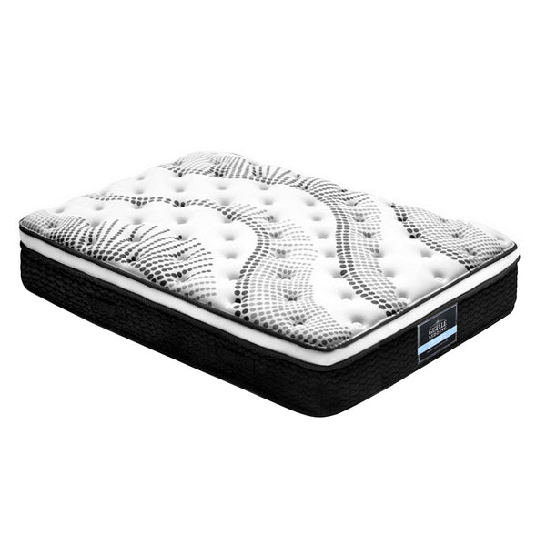 Giselle Bedding Como Euro Top Pocket Spring Mattress 32cm Thick King Single Giselle Bedding