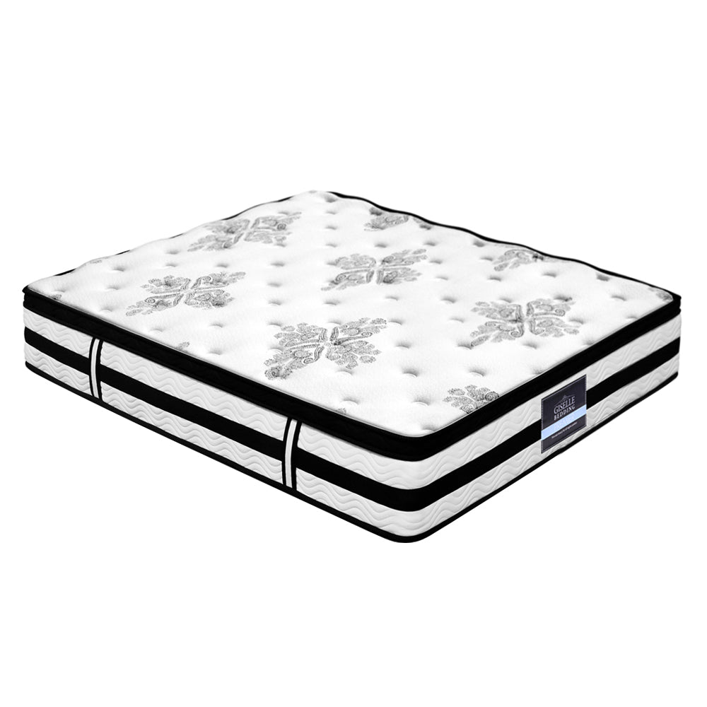 Giselle Bedding Algarve Euro Top Pocket Spring Mattress 34cm Thick King Giselle Bedding