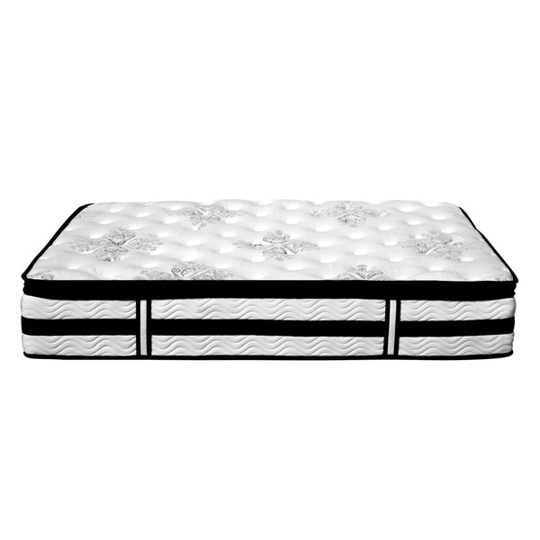 Giselle Bedding Algarve Euro Top Pocket Spring Mattress 34cm Thick King Giselle Bedding