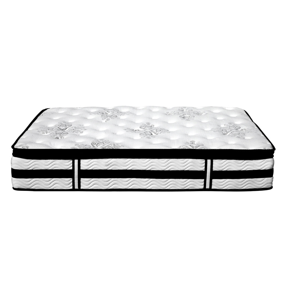 Giselle Bedding Algarve Euro Top Pocket Spring Mattress 34cm Thick – Single Giselle Bedding
