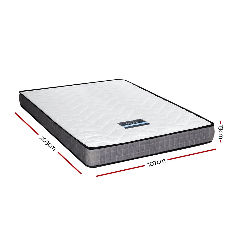 Giselle Mattress Medium Firm Mattresses Tight Top Bed Bonnel Spring 13cm KS Giselle Bedding