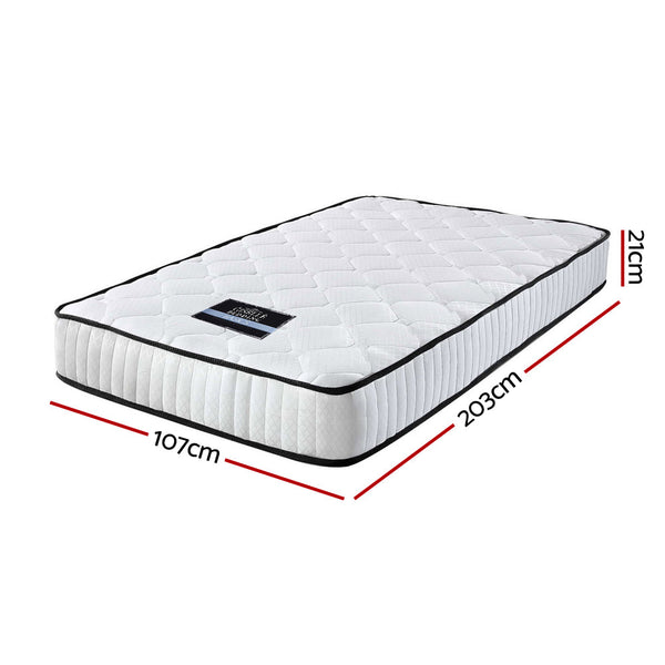 Giselle Bedding Peyton Pocket Spring Mattress 21cm Thick – King Single Giselle Bedding
