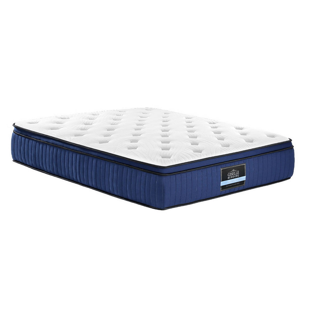 Giselle Bedding Franky Euro Top Cool Gel Pocket Spring Mattress 34cm Thick Double Giselle Bedding