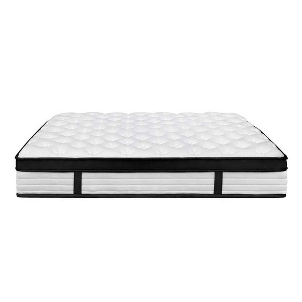 Giselle Bedding Devon Euro Top Pocket Spring Mattress 31cm Thick King Giselle Bedding
