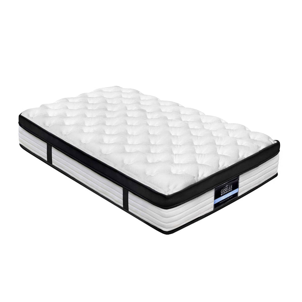 Giselle Bedding Devon Euro Top Pocket Spring Mattress 31cm Thick – Single Giselle Bedding