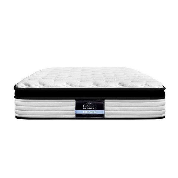 Giselle Bedding Devon Euro Top Pocket Spring Mattress 31cm Thick – Single Giselle Bedding